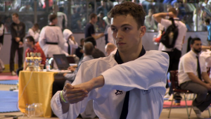 Neben dem Zweikampf ist auch der Formenlauf - beim Taekwondo "Pomsaee" genannt - Teil vom wettkampfprogramm bei den Berlin Open im Taekwondo